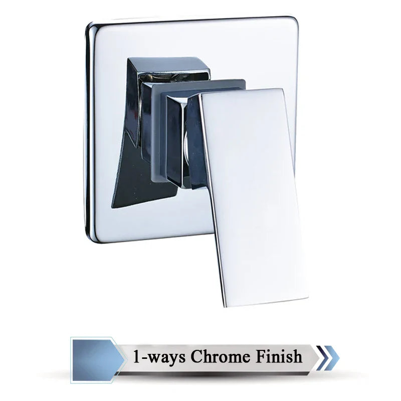 DecorBites™ Brass Bathroom Hot Cold Mixer Valve - Wall Mounted Shower Control