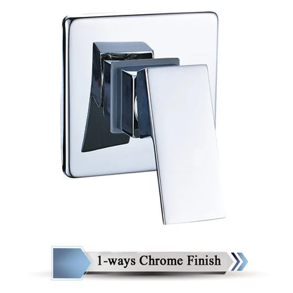 DecorBites™ Brass Bathroom Hot Cold Mixer Valve - Wall Mounted Shower Control