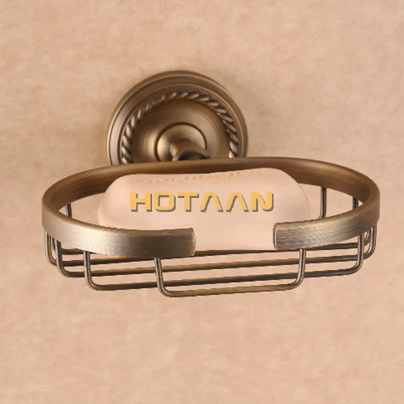 حامل صابون نحاسي عتيق من DecorBites™ - إكسسوارات الحمام