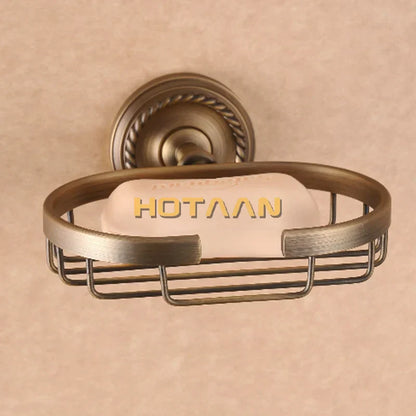 حامل صابون نحاسي عتيق من DecorBites™ - إكسسوارات الحمام