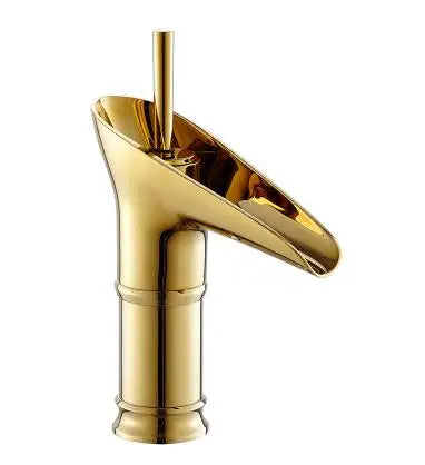 DecorBites™ Crystal Wine Glass Basin Faucet in 5 Elegant Finishes
