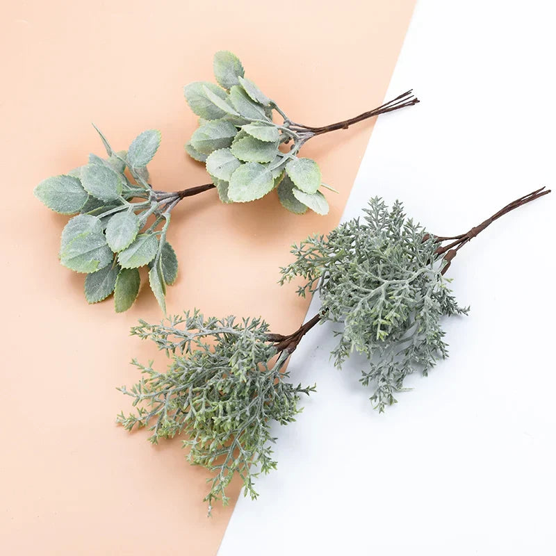 DecorBites™ Decorative Artificial Plants Home Wedding DIY Gift Box Scrapbooking Bouquet