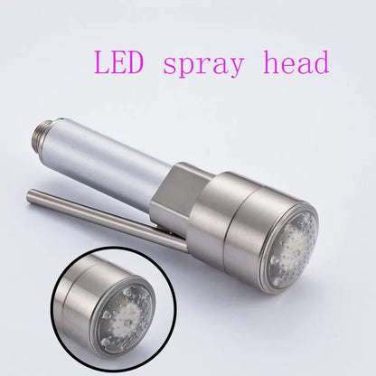 DecorBites™ LED Kitchen Faucet Spray Head - Color Changing Pull Out Nozzle Plugin