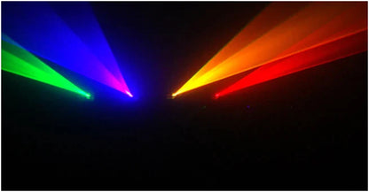 Proyector láser navideño DecorBites™ RGBY de 4 lentes