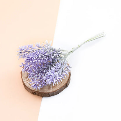 DecorBites™ Lavender Foam Wreaths Home Wedding Decor Silk Flowers Bouquet