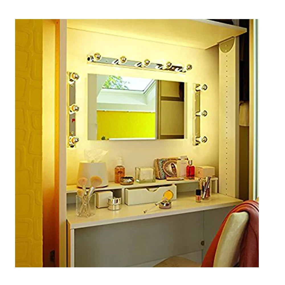 DecorBites™ LED G45 Globe Dimmable Silver Bowl Bulb 4W 2700K 6000K