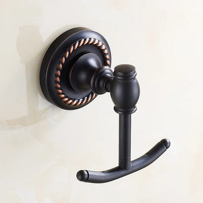 DecorBites™ خطاف رداء من النحاس العتيق وشماعة مناشف وحائط وإكسسوارات حمام