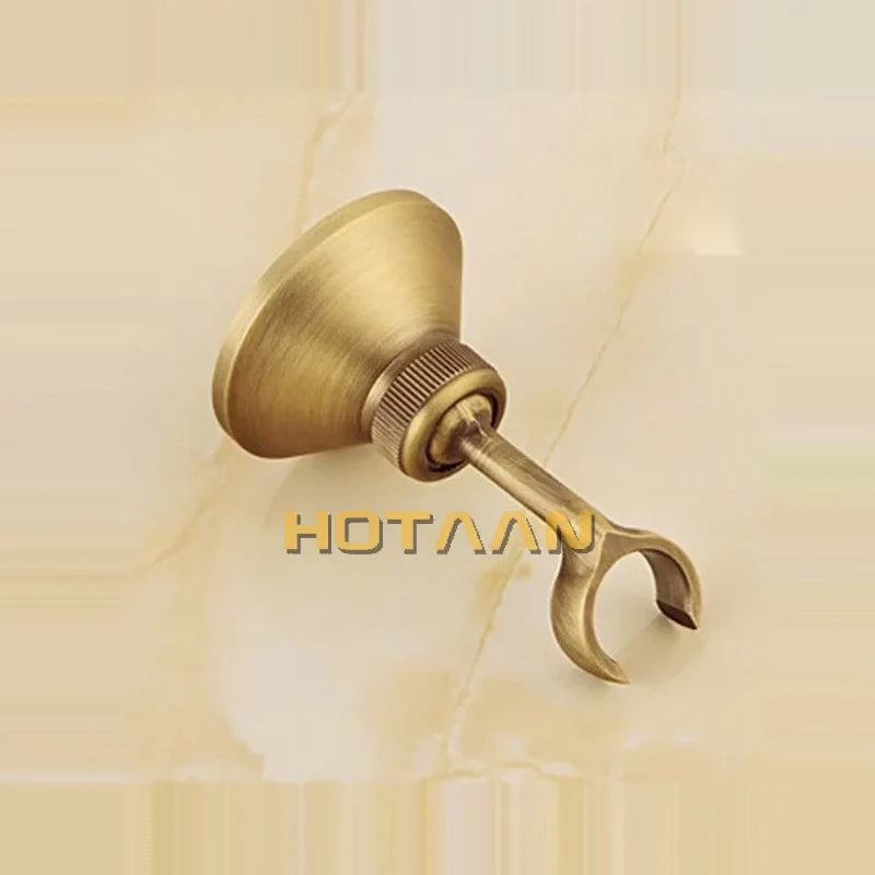 بيديه نحاسي عتيق من DecorBites™ مع خلاط ساخن/بارد، ورأس دش برونزي لتنظيف الشرج