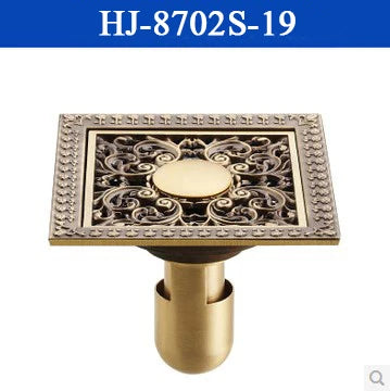 شبكة مصفاة أرضية دش مربعة من نحاس عتيق من DecorBites™ - HJ-8702S