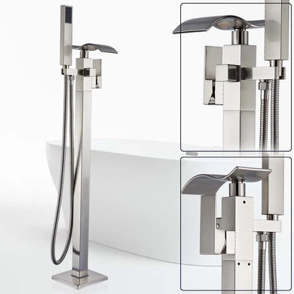 Grifo mezclador para bañera DecorBites™ en bronce negro | Accesorio de bañera tipo cascada con monomando