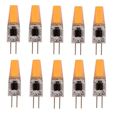لمبة ديكوربايتس™ G4 LED، 1.5 واط، 220 فولت، مصابيح Cob ثنائية الدبابيس - عبوة من 10 قطع