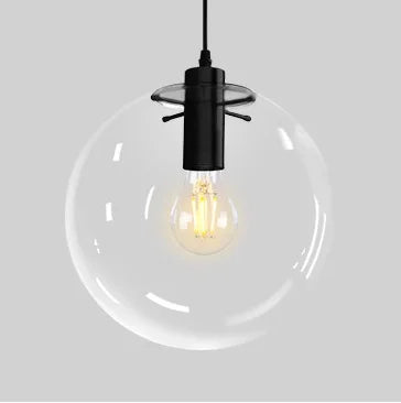 DecorBites™ Bubble Glass Ball Pendant Light for Modern Living Room Kitchen Bedroom