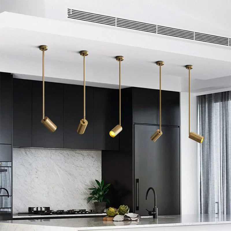 DecorBites™ LED Golden Ceiling Spotlight for Living & Dining Room - Modern Luminaria Lamp