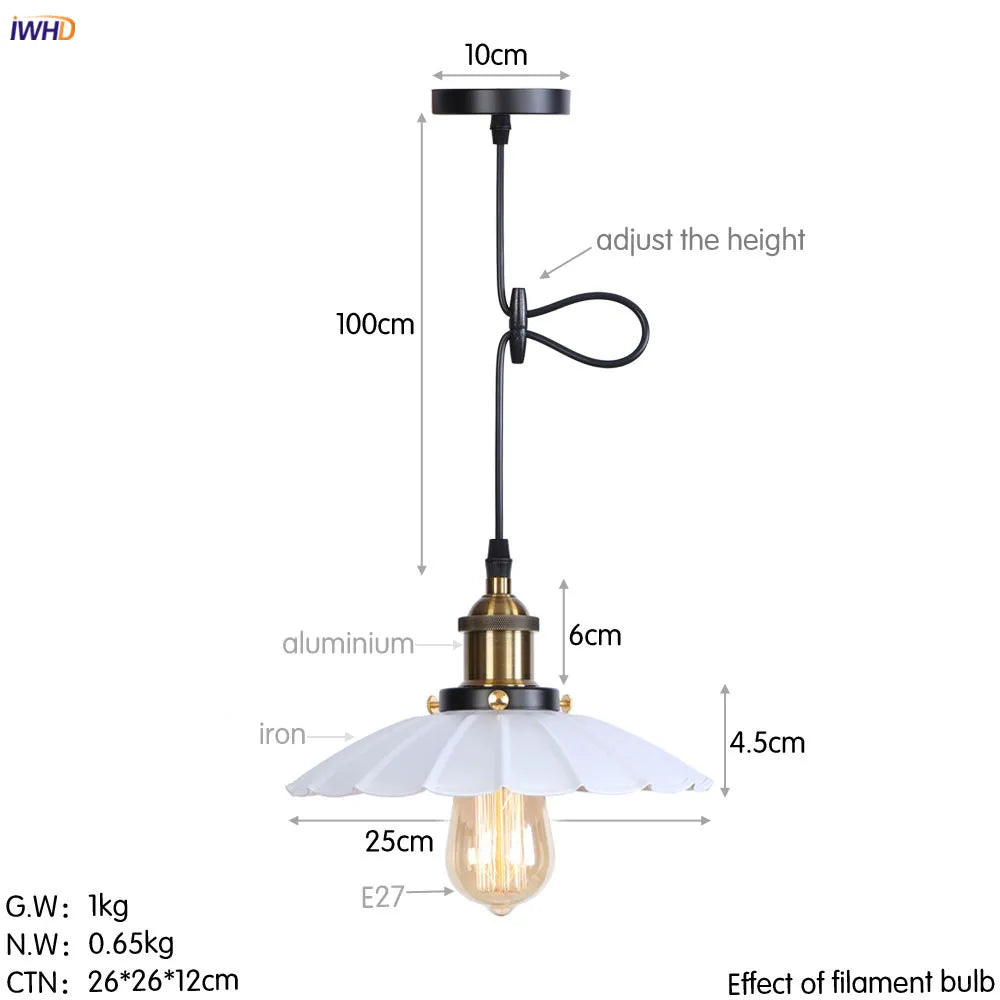 Lámparas colgantes LED Edison retro doradas DecorBites™ para comedor, sala de estar y decoración industrial