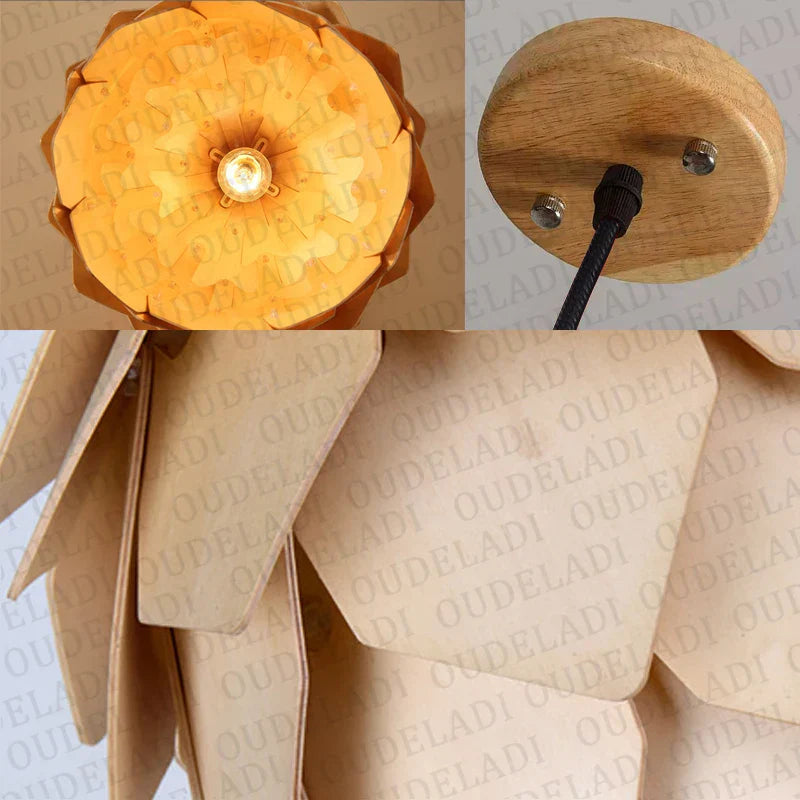 Lámparas colgantes inteligentes tipo rompecabezas hechas a mano DecorBites™ para el hogar, restaurantes y cafeterías