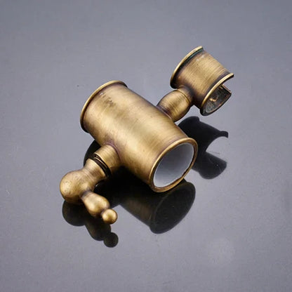 Juego de ducha DecorBites™ de latón antiguo con desviador de 3 vías y ducha de mano