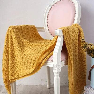 Diamond Pattern Throw Blanket