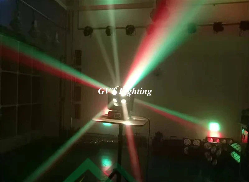 DecorBites™ 12x10W RGBW Unlimited Rotate DJ LED Moving Head Light - حفلات الديسكو، البار، الملهى الليلي