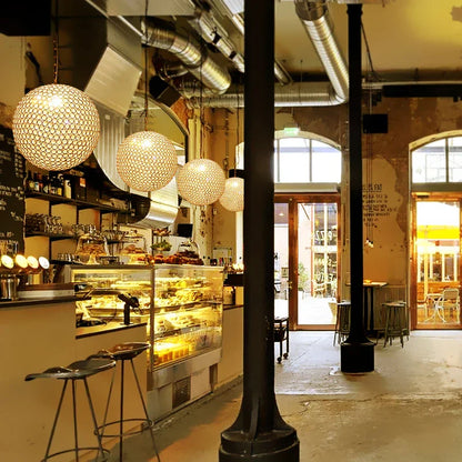 Lámpara colgante LED DecorBites™ Crystal Ball Rain Drop para comedor