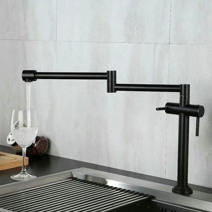 DecorBites™ Kitchen Faucet: Solid Brass Deck Mounted Sink Mixer in Multiple Finishes