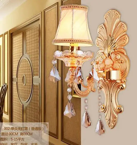 Alloy Crystal Wall Light