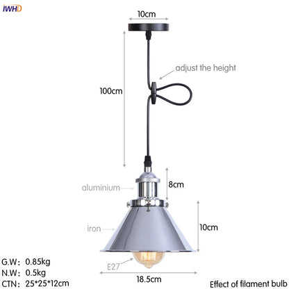 Lámparas colgantes LED Edison retro doradas DecorBites™ para comedor, sala de estar y decoración industrial