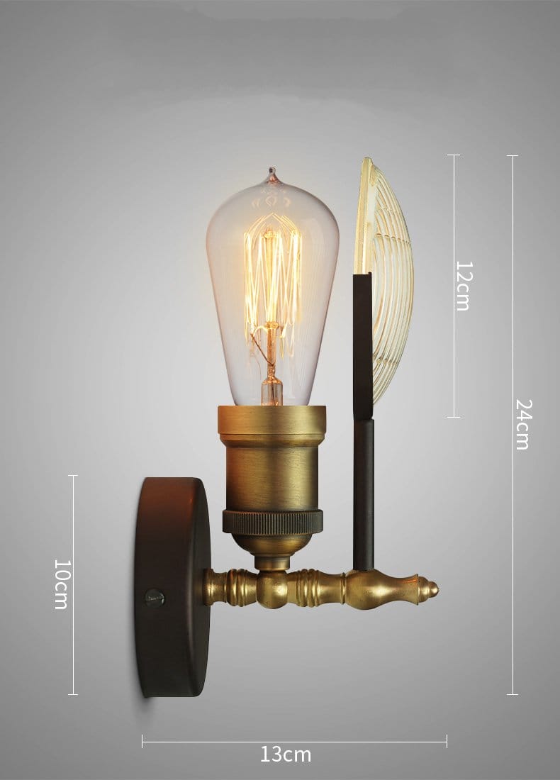 Lámpara de Pared LED de Vidrio Art Deco Moderno para Dormitorio y Vestíbulo