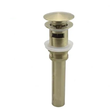 DecorBites™ Brushed Gold Basin Faucet: Solid Brass Bathroom Mixer Tap for Hot & Cold Water