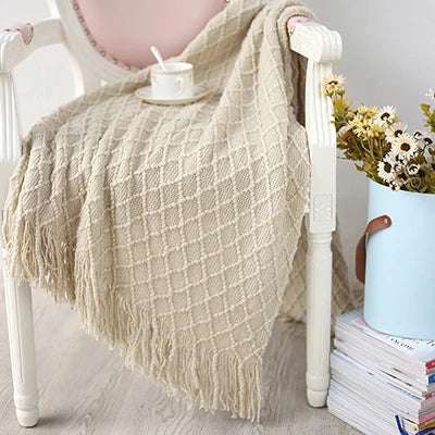 Diamond Pattern Throw Blanket