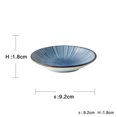 Juego de platos llanos de cerámica DecorBites™ - Diseño redondo liso, fabricado en cerámica