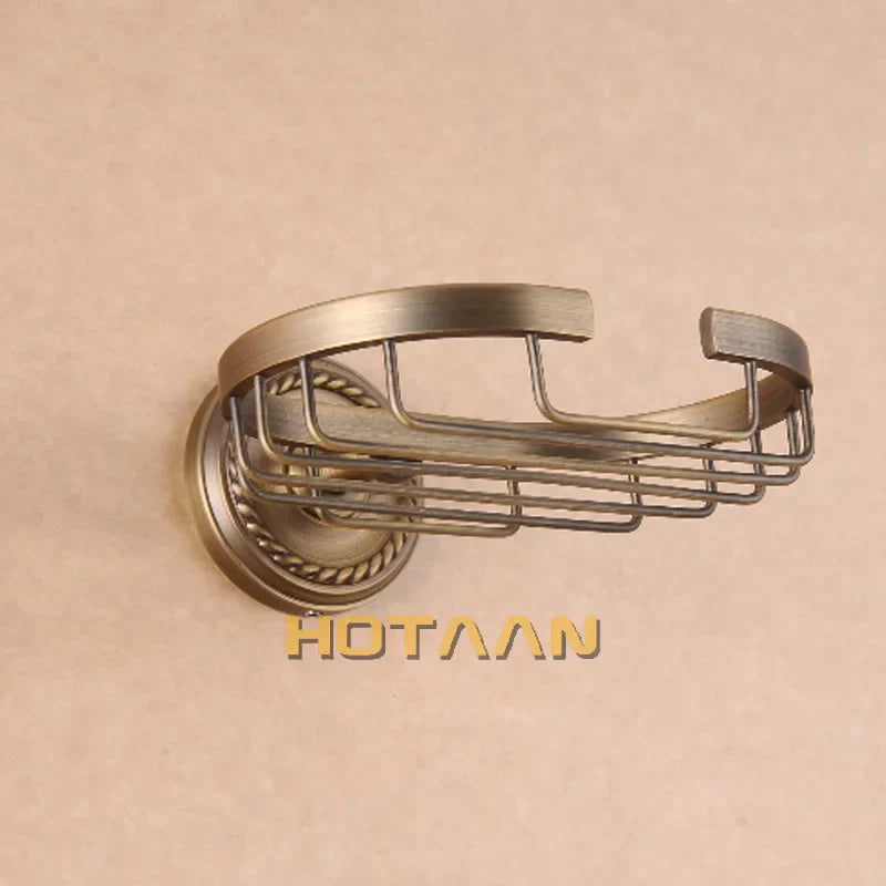 حامل صابون نحاسي عتيق من DecorBites™ - إكسسوارات الحمام