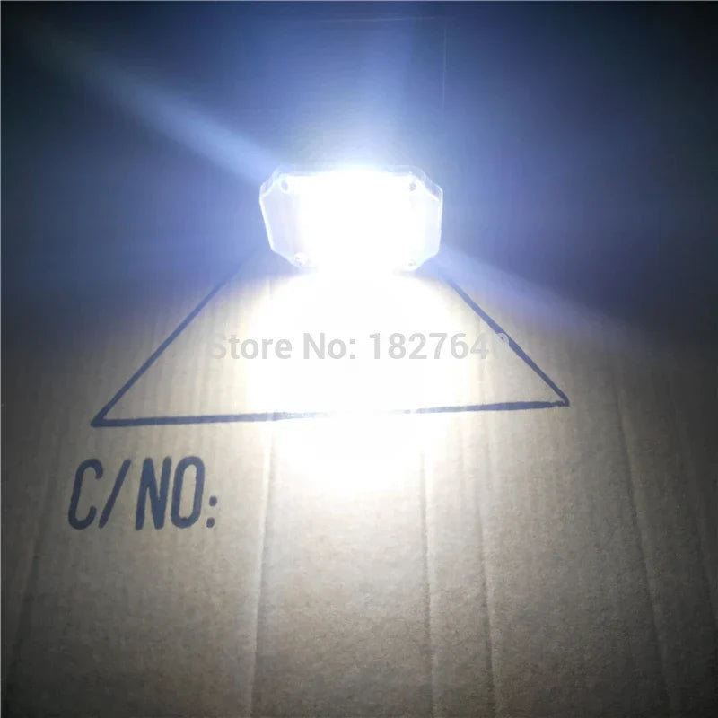 DecorBites™ 20W Compact RGB White DJ Strobe Light for Party Disco Bar