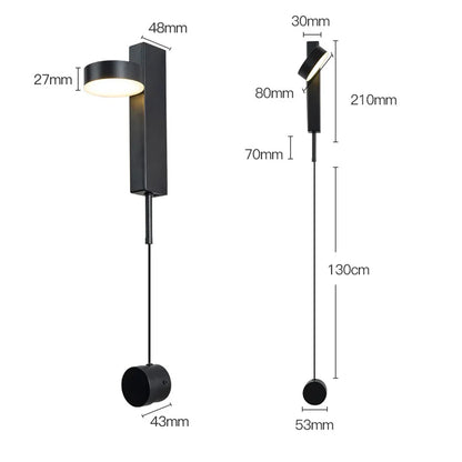 DecorBites™ Dimmable LED Wall Lamp for Living Room Art Wall Light - Modern Nordic Design