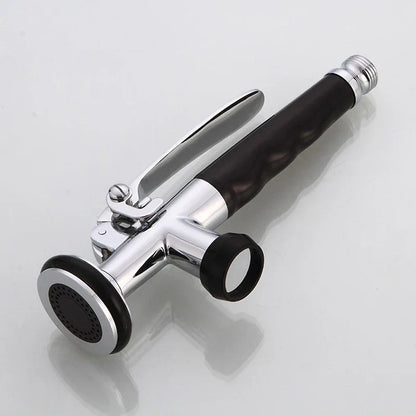 DecorBites™ Brass Kitchen Sprayer Head with Lock in Chrome/Brushed Nickel Finish