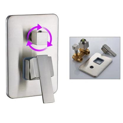 DecorBites™ Brass Bathroom Hot Cold Mixer Valve - Wall Mounted Shower Control