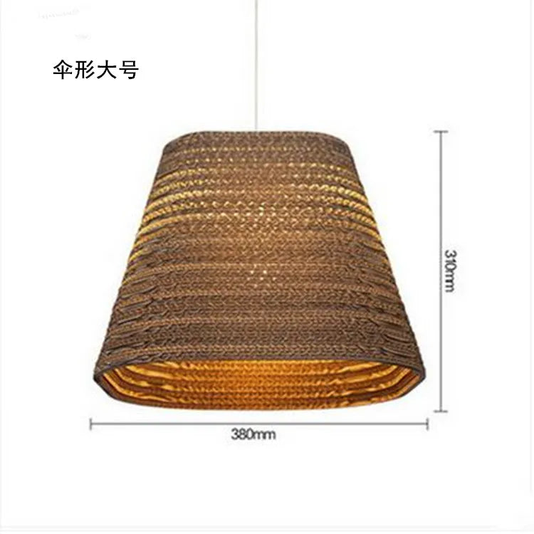 DecorBites™ Chinese Paper Pendant Light for Restaurant Living Room, Southeast Asian Style