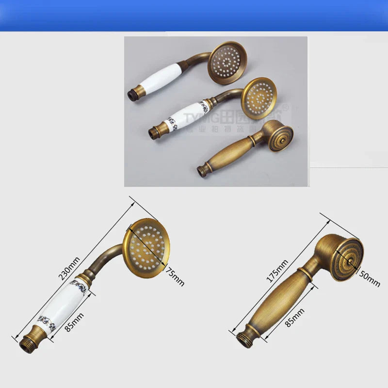 DecorBites™ Brass Handheld Shower Head for Bathroom is the updated product title.