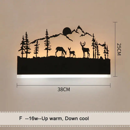مصابيح الحائط الحيوانية DecorBites™: إضاءة دافئة وباردة رأسًا على عقب لغرفة المعيشة وجانب السرير