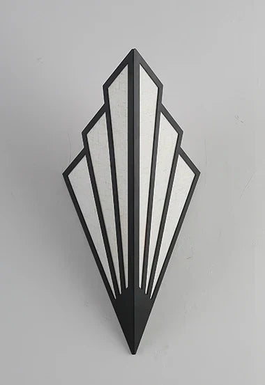 Lámpara de pared interior LED DecorBites™ con forma de abanico para pasillos, escaleras y dormitorios.