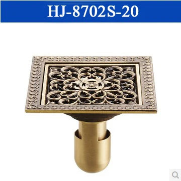 شبكة مصفاة أرضية دش مربعة من نحاس عتيق من DecorBites™ - HJ-8702S