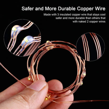 سلسلة إضاءة LED من DecorBites™ Garland لتزيين حفلات الزفاف في عيد الميلاد