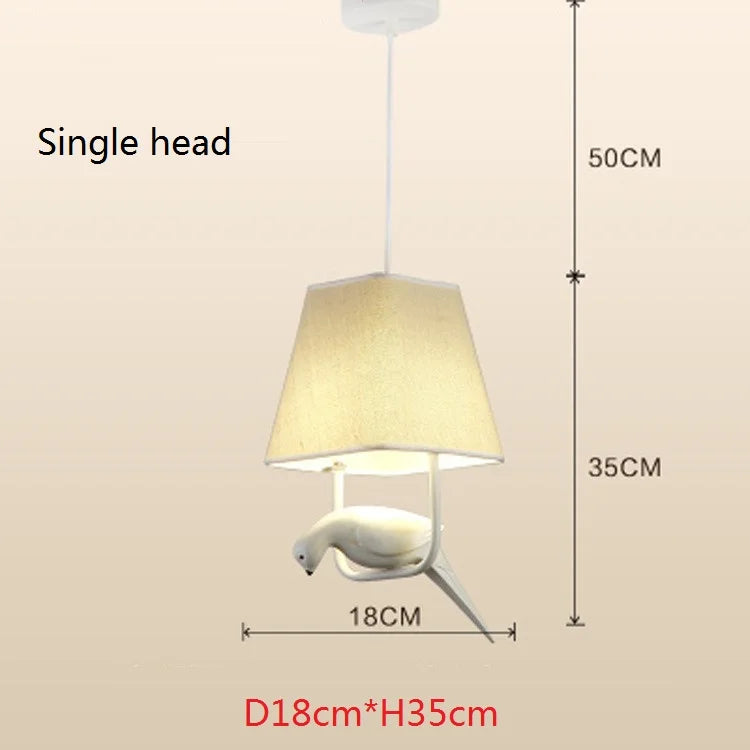 DecorBites™ Bird Cage Chandelier: Resin Retro Luminaria Pendant Lamp for Dining Room, Bedroom, Kitchen Island