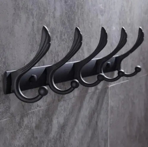 Gold Black Bathroom Accessory Set With Towel Bar