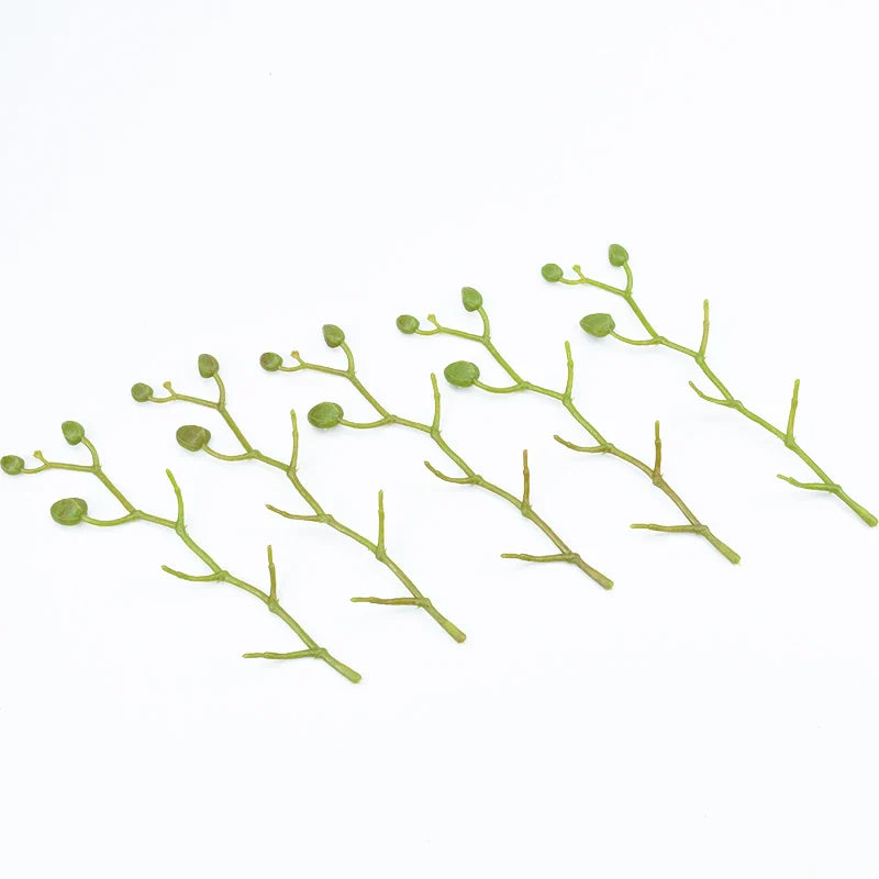 DecorBites™ Artificial Butterfly Orchid Bouquet Silk Flowers for Home Wedding Decoration Bouquet