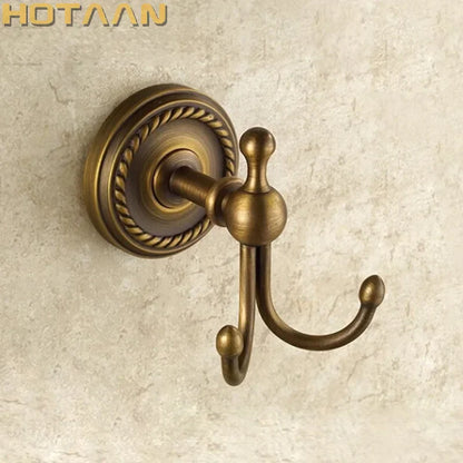 DecorBites™ Brass Wall Hooks & Racks, Clothes Hanger, Towel Coat Robe Hook, Bathroom Accessories