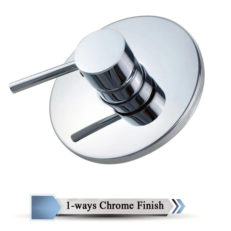 DecorBites™ Brass Bathroom Hot Cold Mixer Valve - Wall Mounted Shower Control