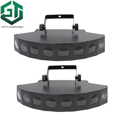 DecorBites™ Eight Eyes LED Scanner Beam Light - RGBW Laser Club Disco DJ Light