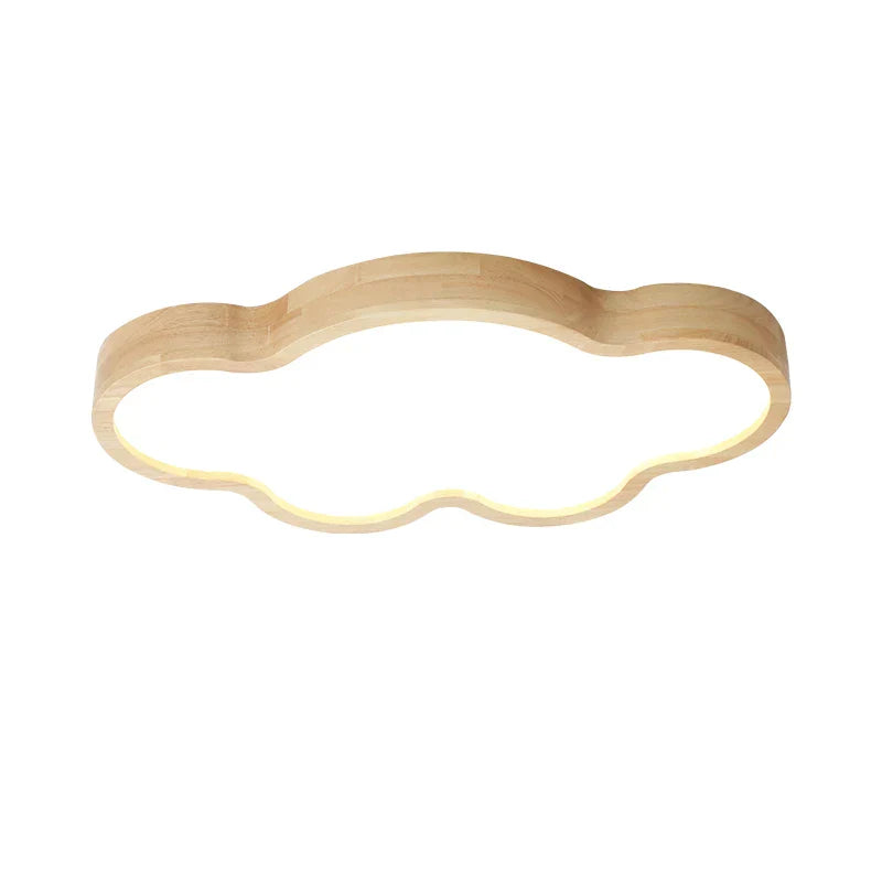 DecorBites™ Cloud Wood Ceiling Light for Children's Room