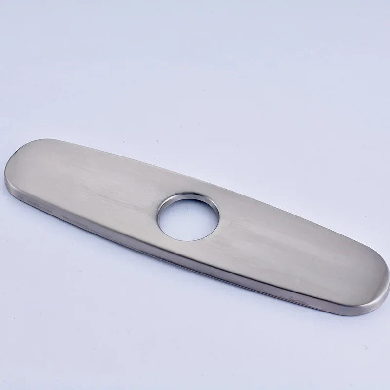 غطاء فتحة صنبور حوض المطبخ DecorBites™ مقاس 9.6 بوصة، لوحة سطحية، ملحق مطبخ وحمام