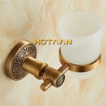 حامل كوب فردي من الألومنيوم من DecorBites™ لإكسسوارات الحمام